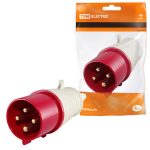 Вилка силовая 024 3Р+РЕ 32А 380В IP44 TDM (1/10)