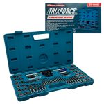 Набор метчиков и плашек 60пр Trixforce в пластиковом кейсе (27 метчиков, 27 плашек + ключи)