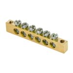 Шина PEN земля-ноль 6*9мм 6/2 6групп/крепеж по краям DYNEL DY-02-02-024