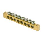 Шина PEN земля-ноль 6*9мм 8/2 8групп/крепеж по краям DYNEL DY-02-02-025