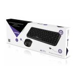 Комплект: клавиатура+мышь 626376AG мультимедийный с круглыми клавишами черный Smartbay (1/10)