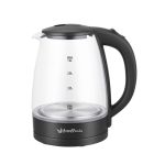 Чайник эл. HappyPanda HP-2701BK 1,8л. 1500-1800Вт, стекло