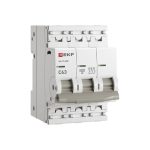 Автоматический выключатель ВА 47-63N 3P 63А (C) 4,5 кА PROXIMA EKF