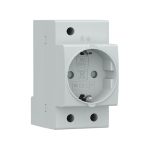 Розетка на динрейку РДЕ-47 16А (под евро вилку с заземлением) EKF PROxima