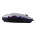 Мышь проводная Smartbuy 288 беззвучная с подсветкой, серый металлик (1/40)