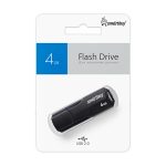Флеш-драйв 4GB USB 2.0 CLUE Black SmartBuy