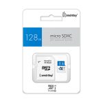 Карта памяти 128GB micro SDXC UHS-I BLUE (с адаптером SD) Smartbuy