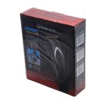 Машинка для стрижки волос сетевая SAKURA SA-5110BK Premium титан 4 гребня