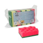 Губка для посуды HP-SP03-5 ВОЛНА поролон, абразивная фибра (уп/5шт)