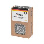 Саморез с прессшайбой ПШС сверло 4,2х32, короб (200 шт/уп) KRANZ