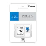Карта памяти 32GB micro SDXC UHS-I BLUE (с адаптером SD) Smartbuy
