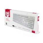 Клавиатура проводная USB Smartbuy ONE 210 мультимедийная белая (1/20)