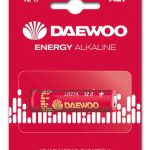 Батарейка для сигнализаций алкалиновая А 27  12 V ALKALINE DAEWOO LR27A BL-1