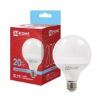 Лампа LED декоративный шар 20Вт Е-27 6500К 220V 2000Лм 95мм GL95-VC IN HOME