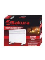 Обогреватель конвекционный (конвектор) SAKURA SA-0651W 1800Вт, 2 режима, напольный, настенный