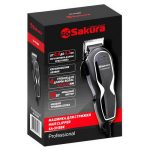 Машинка для стрижки волос сетевая SAKURA SA-5113BK Professiоnal 1-12мм керамич.лезвия