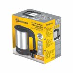 Чайник эл. SAKURA SA-2189 0,5л 1000Вт + 2 стакана, дорожный, нерж