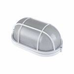 Светильник баня 100Вт овал белый с решеткой НБП 04-100-002 У3 IP54 инд.уп (1/8)