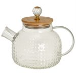 Чайник заварочный ALPENKOK AK-5549 1000мл боросиликатное стекло светлое