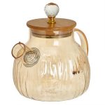 Чайник заварочный ALPENKOK AK-5550 1000мл боросиликатное стекло желтое