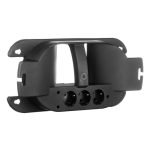 Розетка переносная 3-местная с/з РА 16-007 УХЛ3 IP20 16А каучук с рукояткой (1/4)