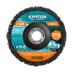 Круг шлифовальный коралловый 125мм P46 C черный КРАТОН