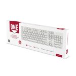 Клавиатура проводная USB Smartbuy ONE 238 мультимедийная белая (1/20)