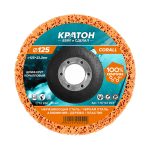 Круг шлифовальный коралловый 125мм P46 GS оранжевый КРАТОН