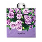 Пакет с петлевой ручкой 440*440*0,070 ПВД Букет (1/25/100)