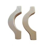 Ручка деревянная банная Скоба 20,5*2см цена за пару