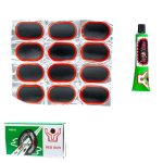 Комлект заплаток на 12 шт большие 7,0х4,5см RS012 для ремонта колес RED SUN 10-200