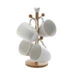 Набор кружек ALPENKOK AK1-0004 4 предмета на бамбуковой подставке DECO (1/10)