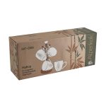 Набор кружек ALPENKOK AK1-0004 4 предмета на бамбуковой подставке DECO (1/10)
