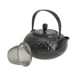 Чайник заварочный 800мл,с фильтром, черный Ф19-143R (24)