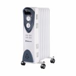 Радиатор маслянный SAKURA SA-0327WG 1500Вт, 7 секций, белый/серый