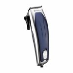 Машинка для стрижки волос сетевая SAKURA SA-5118BL 7Вт, 4 насадки, роторная, синий/серебро