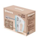 Миксер эл. SAKURA SA-6313BL 150Вт 5 скоростей