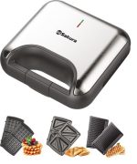 Мультигриль эл. SAKURA SA-7423 3в1 800Вт антипригар.покрытие, съемные панели