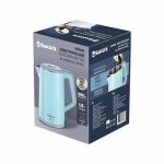 Чайник эл. SAKURA SA-2150GP 1,8л 1800Вт,  диск, двухслойный металлический корпус (1/12)