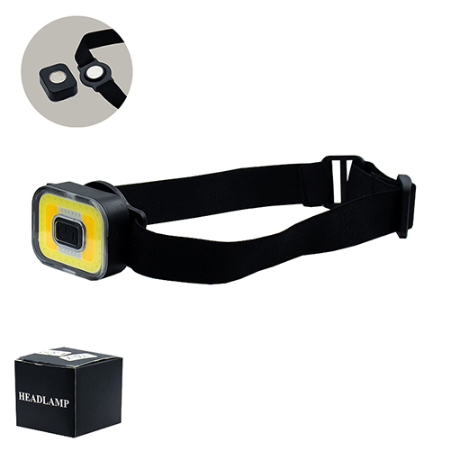 Налобный фонарь 2 в 1 ГЛАЗ магнит usb-зарядка new led KW-105 (1/10/500)