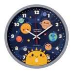 Часы настенные РУБИН КОСМОС круг d=30см, корпус серый (1/10)