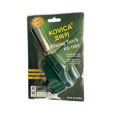 Горелка газовая 1005 пьезо зеленая/синяя (1/10/100) Горелка газовая 1005 пьезо зеленая/синяя (1/10/100)