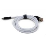Кабель TYPE-C 1м RS-12-TC силиконовый белый