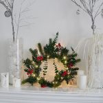 Декоративное изделие LED ВЕНОК 40*40см 20LED 3*AA теплый белый свет TM UNIEL