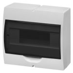 Бокс ЩРН-П-10 модулей, навесной, пластик, белый, дымчатая дверца, без шин, IP41 TDM