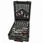 Набор инструментов КУЗЬМИЧ НИК-001/187, 187 предметов в алюминиевом кейсе, 4 поддона (1)