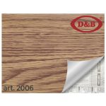 Пленка самоклеющаяся 45см*8м дерево светло-коричневое D&B2006 (1/20)