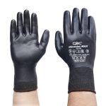 Перчатки полиэфирные 15 класс черные, полный нитриловый облив, р-р 10, Oilresist MAX арт 23-109 (10)