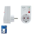 Адаптер защиты напряжения AL-VP2000 16A-250V для бытовой техники и приборов в розетку AVEL (1/80)