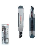 Нож строительный 18мм Sk5 каленое лезвие стальной корпус BH-10141 (1/12/240)